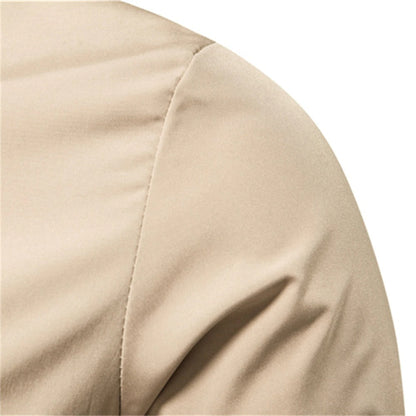 Cazadora Bomber Hombre con Detalles Ajuste Regular