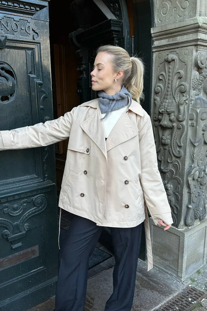 Chaqueta Mujer de Cuero Ajuste Suelto
