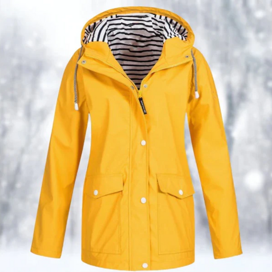 Chaqueta Mujer Impermeable Diseño Clasico Ajuste Regular - Mavetta