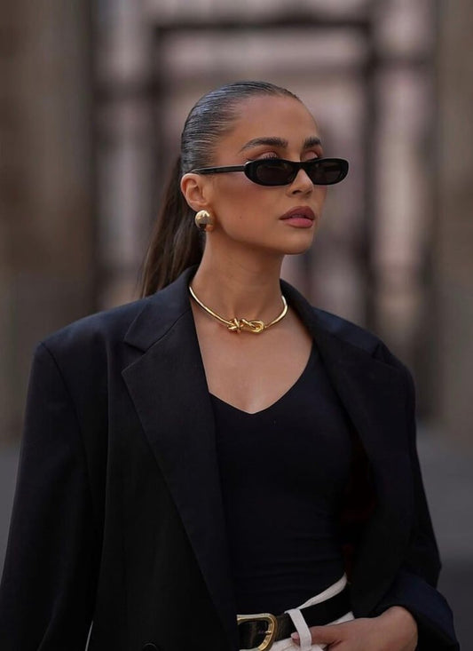 Gafas de sol mujer montura pequeña ovalada estilo vintage - Mavetta