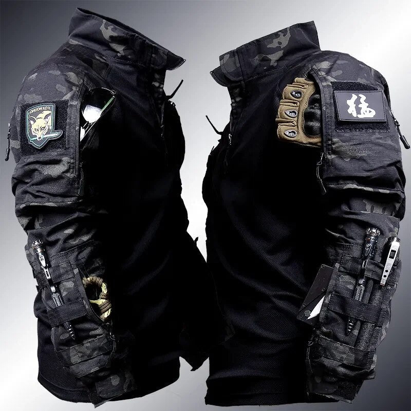 Conjunto Hombre Táctico Militar Camuflaje Exterior Resistente