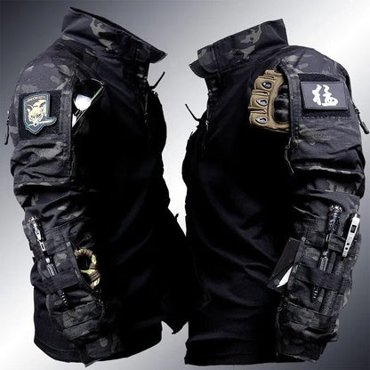 Conjunto Hombre Táctico Militar Camuflaje Exterior Resistente