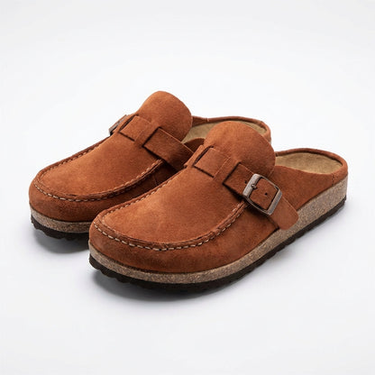 Zuecos Cerrados Mujer con Hebilla Estilo Casual - Mavetta