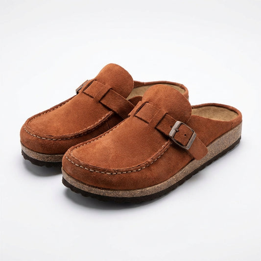 Zuecos Cerrados Mujer con Hebilla Estilo Casual - Mavetta