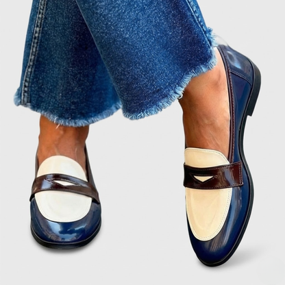 Mocasines Hombre de Piel con Detalle a Contraste