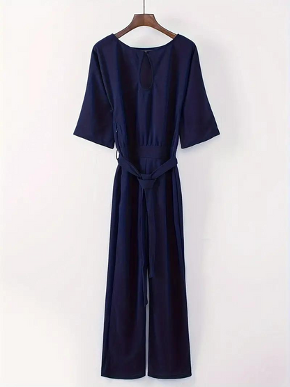 Mono mujer de pierna ancha y estilo elegante para ocasiones especiales