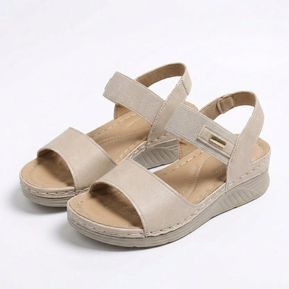 Sandalias Mujer Doble Tira Suela Plataforma Confort - Mavetta