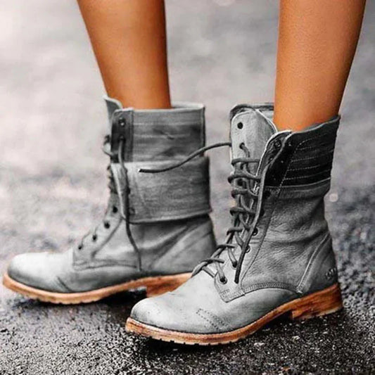 Botas Mujer de Cuero Ligero y Comodo Diseño Elegante - Mavetta