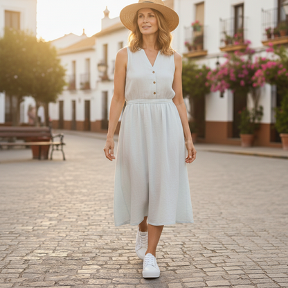 Zapatillas Plataforma Mujer de Encaje Casual con Cordones Puntera