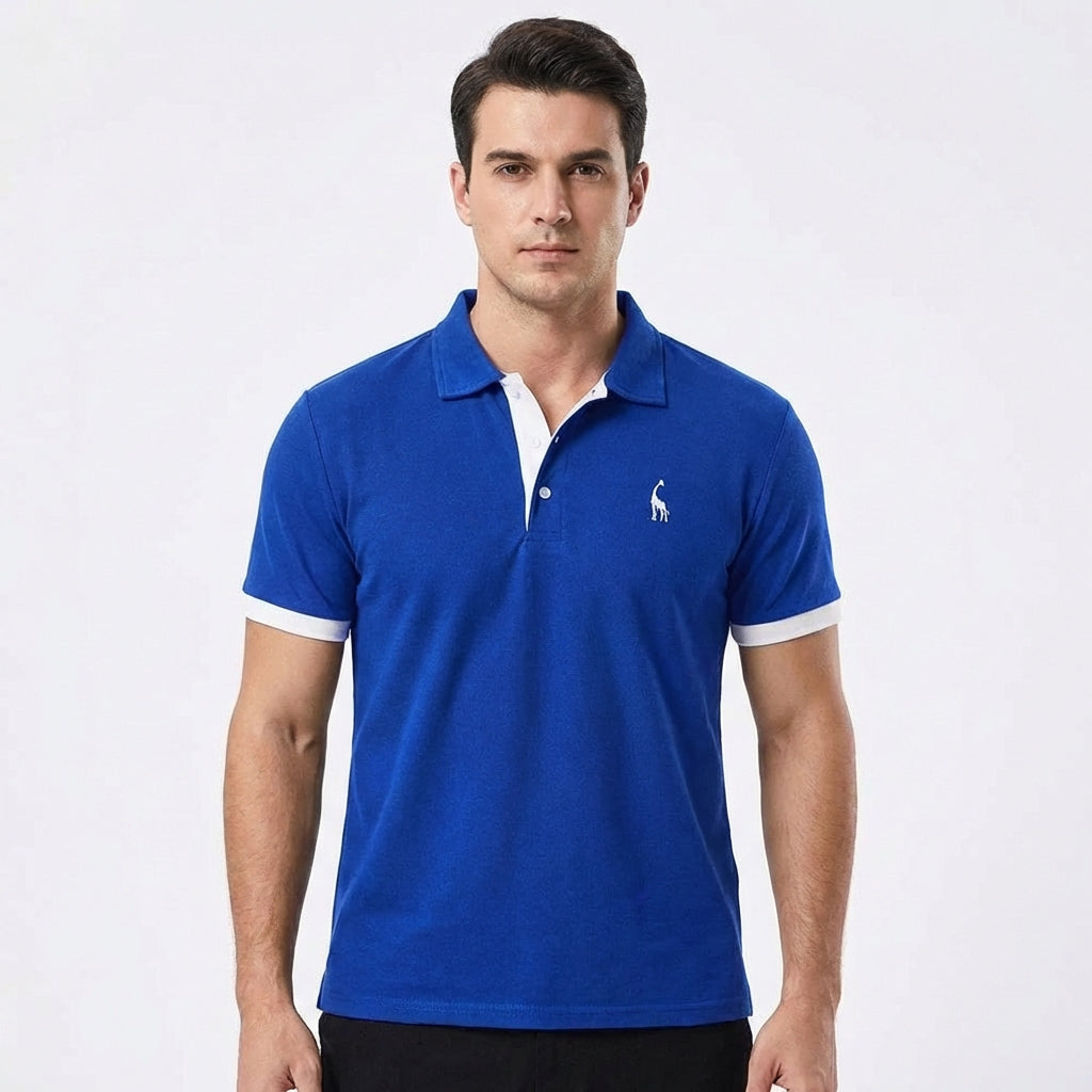 Polo Hombre Algodón Manga Corta Clásico