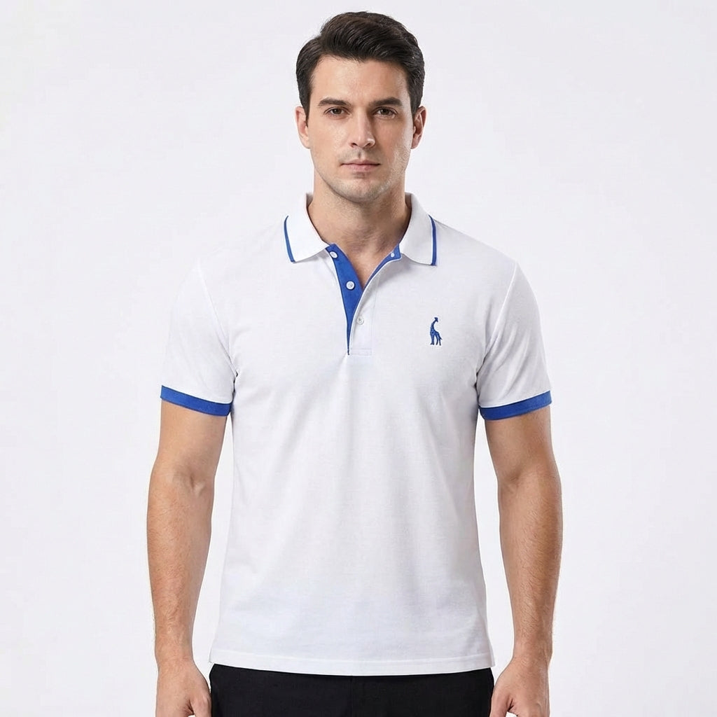 Polo Hombre Algodón Manga Corta Clásico