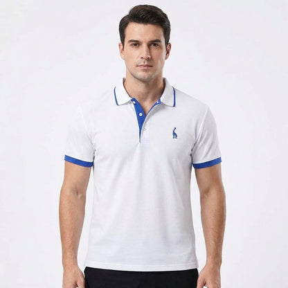 Polo Hombre Algodón Manga Corta Clásico