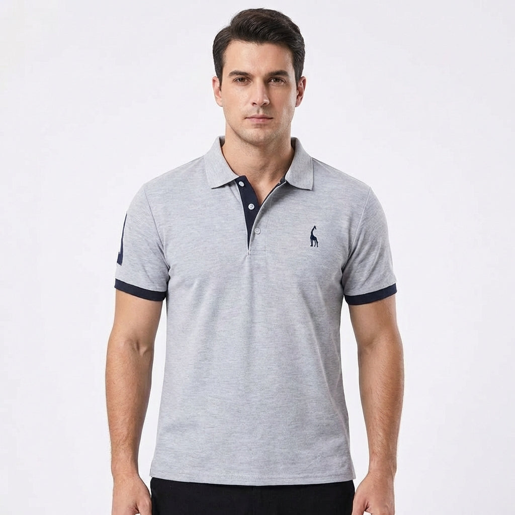 Polo Hombre Algodón Manga Corta Clásico