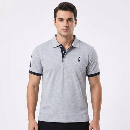 Polo Hombre Algodón Manga Corta Clásico