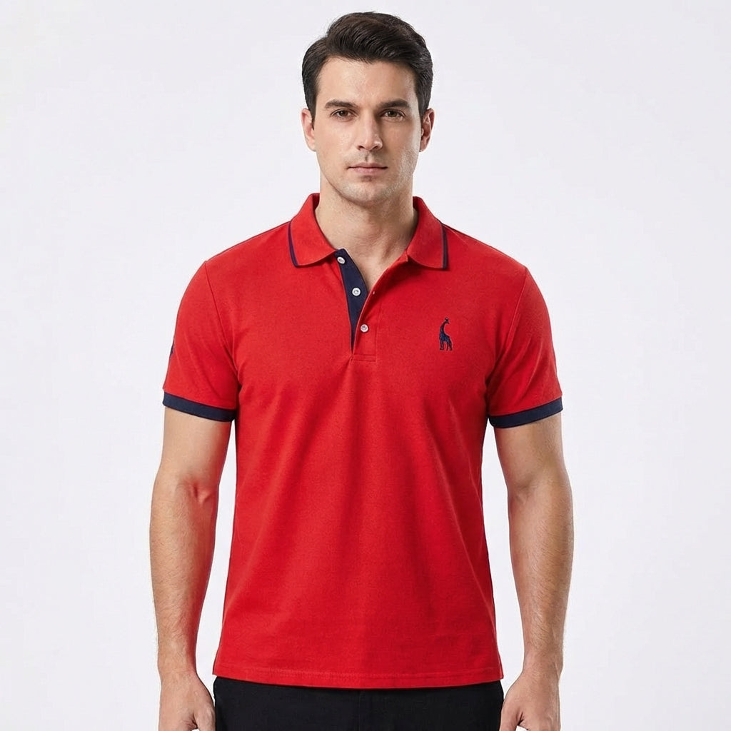 Polo Hombre Algodón Manga Corta Clásico