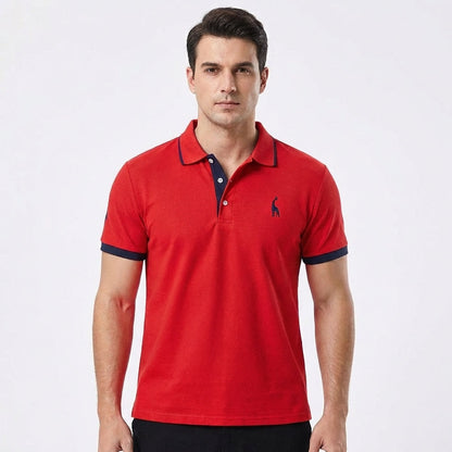 Polo Hombre Algodón Manga Corta Clásico