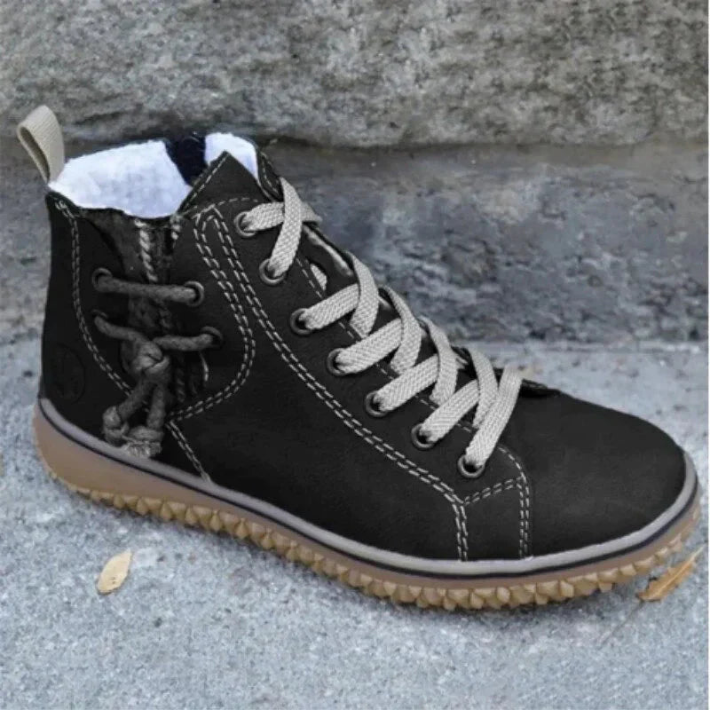 Botas mujer casuales piel sintética ajuste cómodo otoño