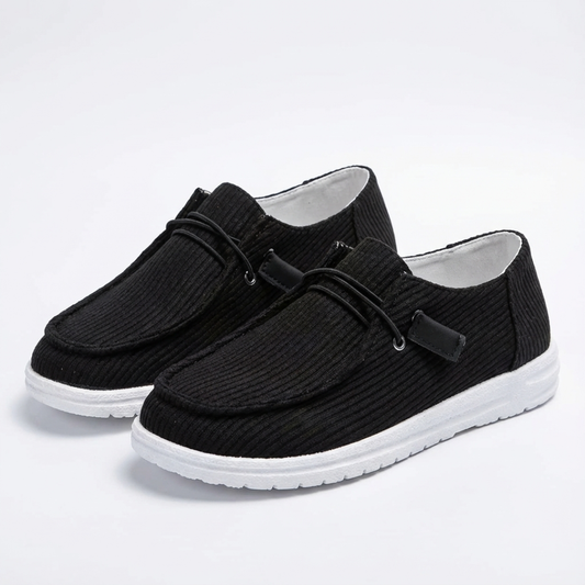 Zapatillas Casual Mujer Tejido Canalé Slip On Cordón Elástico Suela - Mavetta