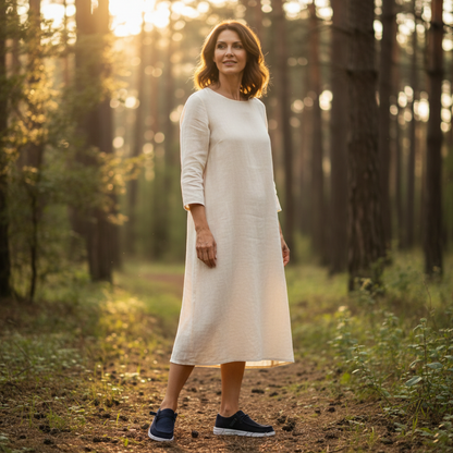 Zapatillas Casual Mujer Tejido Canalé Slip On Cordón Elástico Suela