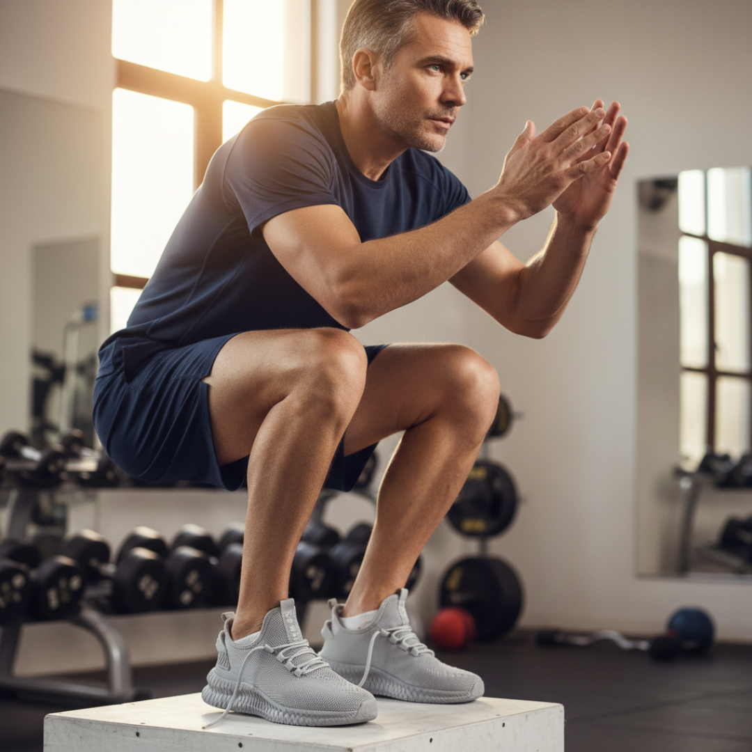 Zapatillas deportivas hombre malla transpirable cordones suela gruesa