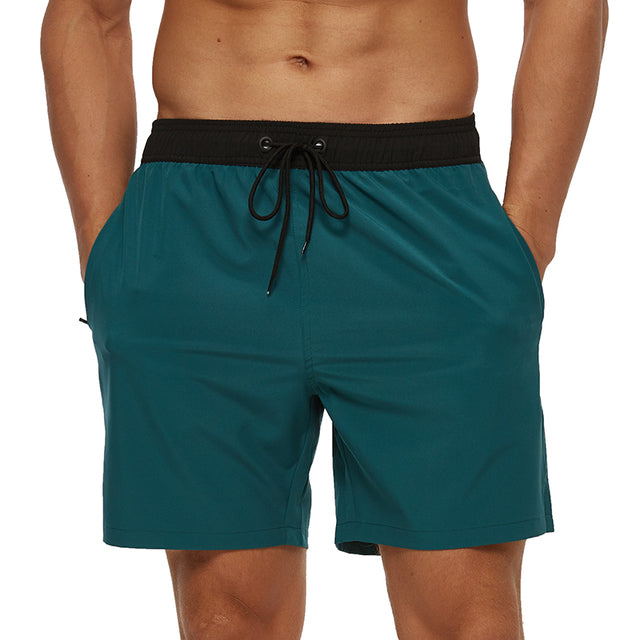 Pantalón Corto Hombre Algodón Elástico con Cordón Ajustable
