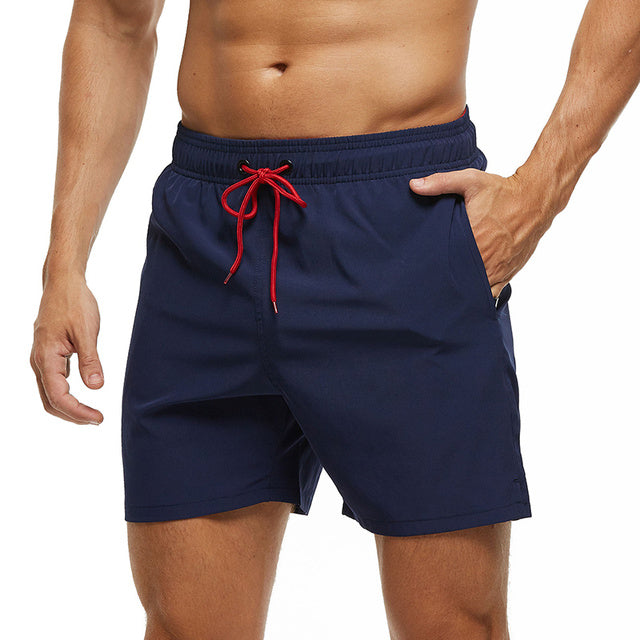 Pantalón Corto Hombre Algodón Elástico con Cordón Ajustable