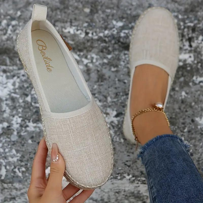 Alpargatas Mujer Slip-on Ligeras y Comodas