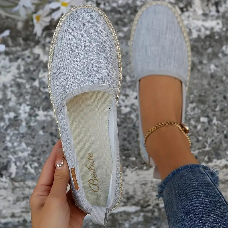Alpargatas Mujer Slip-on Ligeras y Comodas