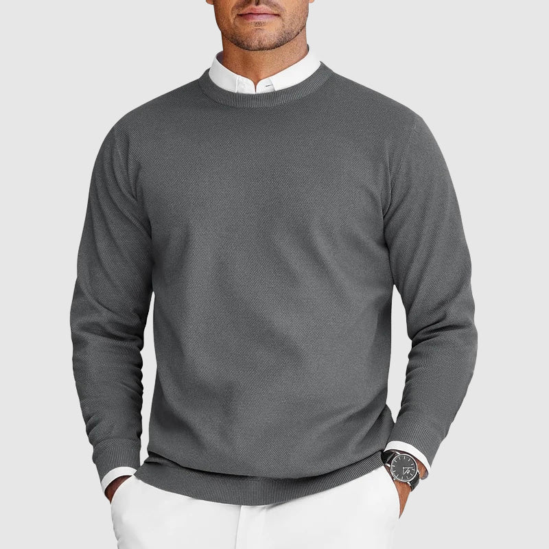 Jersey hombre Cuello redondo Clasico Comodo Diario
