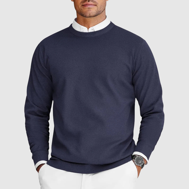 Jersey hombre Cuello redondo Clasico Comodo Diario