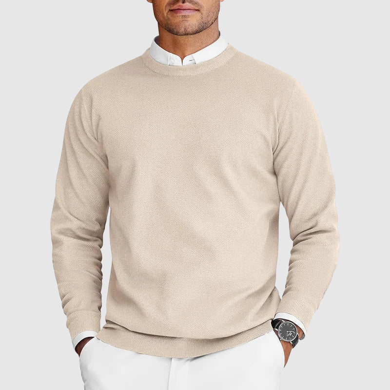 Jersey hombre Cuello redondo Clasico Comodo Diario