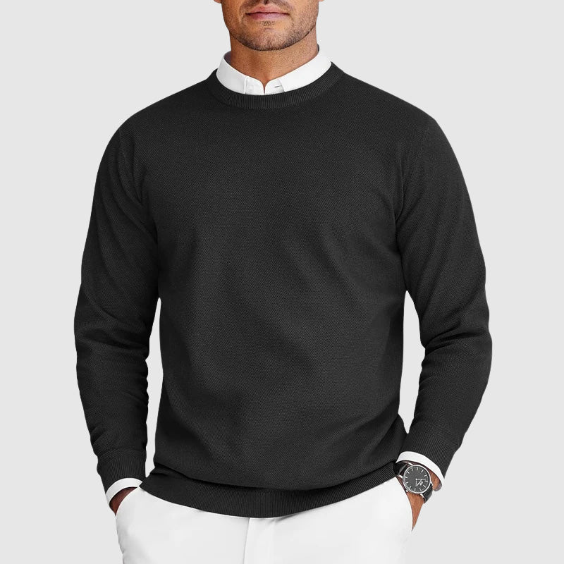 Jersey hombre Cuello redondo Clasico Comodo Diario