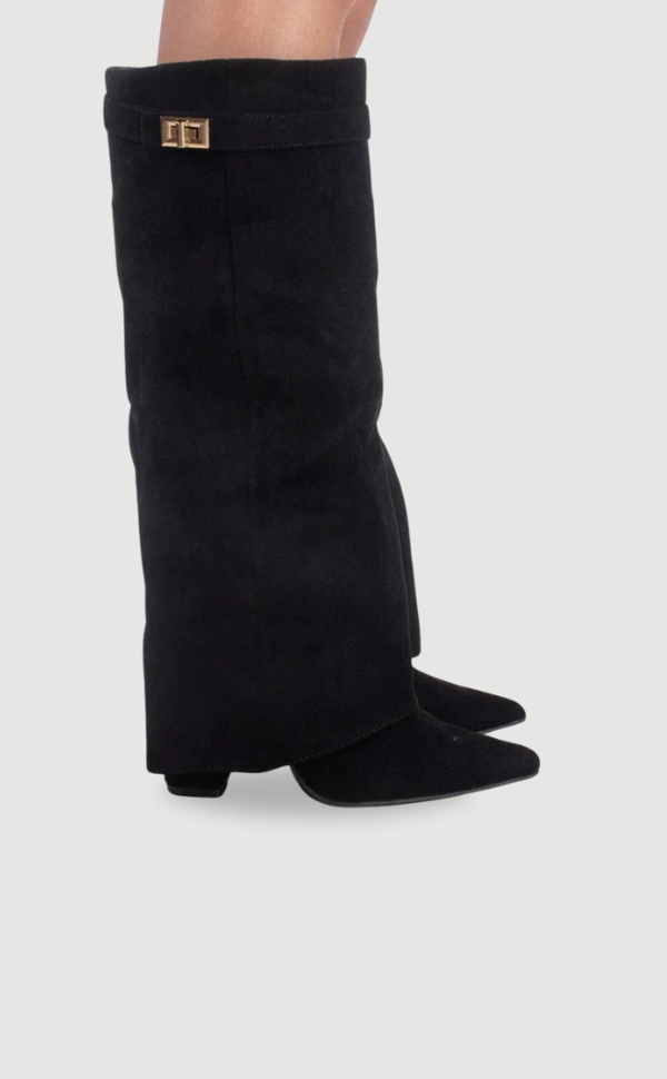 Botas mujer de piel suave y diseño cómodo cierre lateral - Mavetta