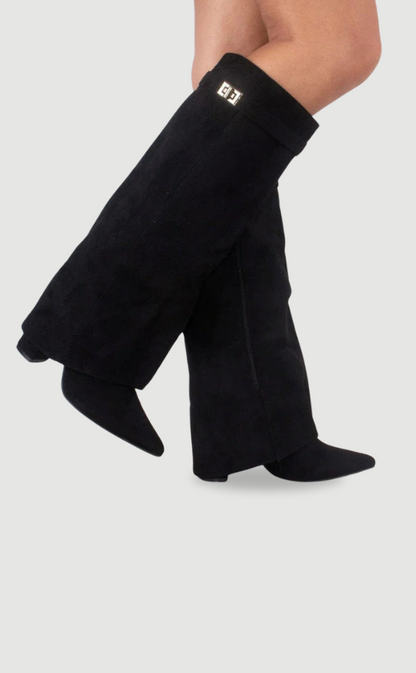 Botas mujer de piel suave y diseño cómodo cierre lateral