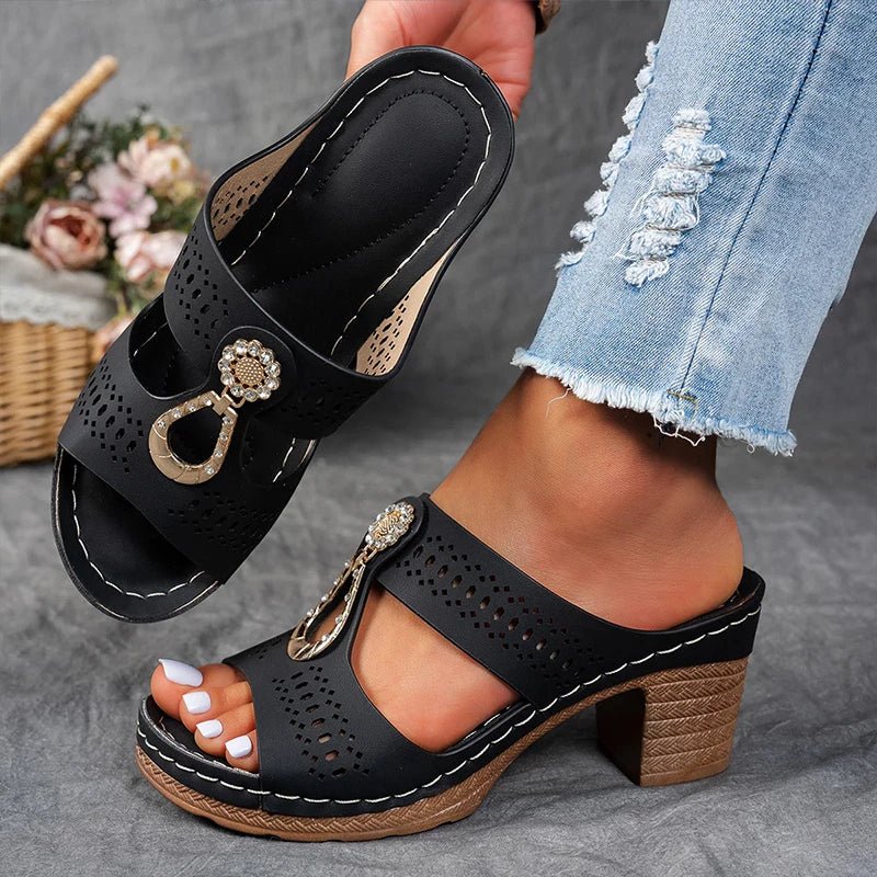 Sandalias mujer ortopédicas cómodas estilo chic - Mavetta