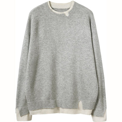 Jersey mujer de punto suave corte oversize cómodo