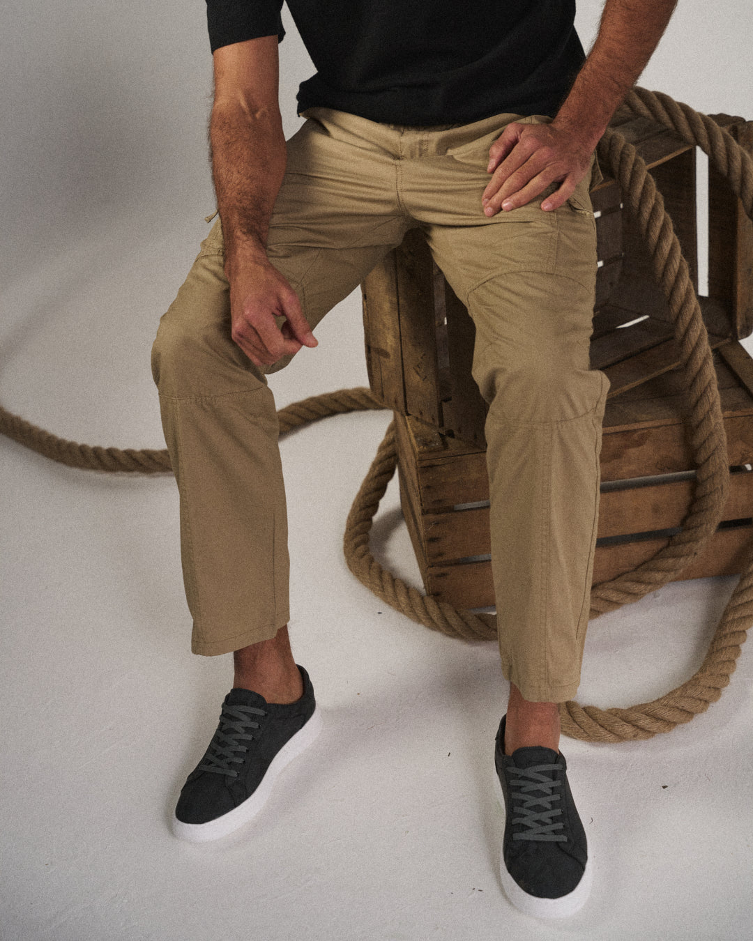 Pantalones cargo hombre Algodón Comodos Ajuste Regular