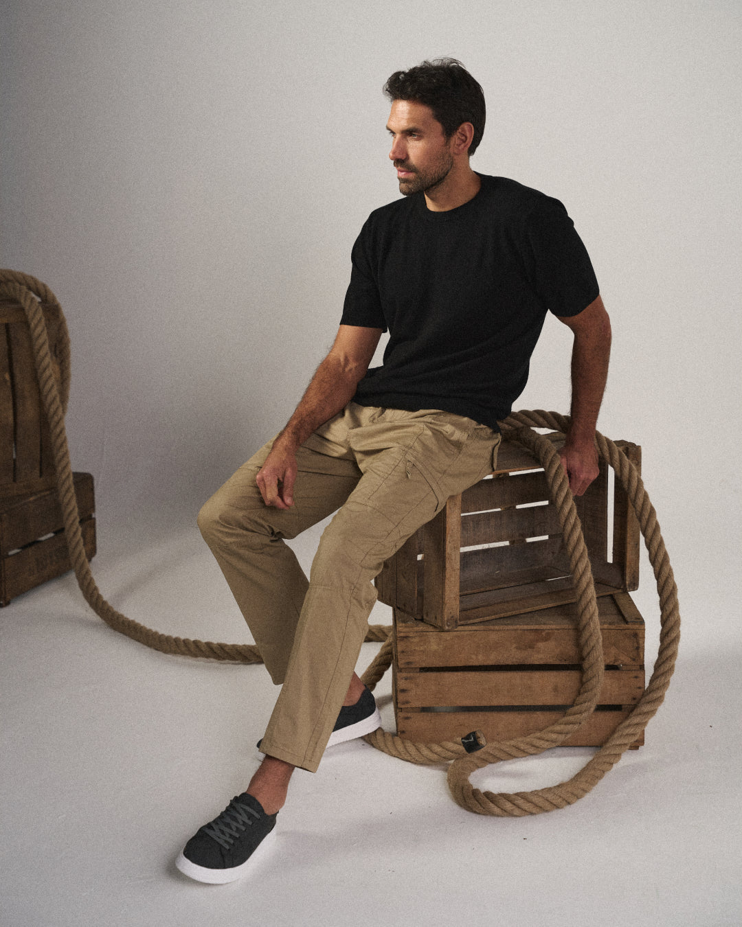 Pantalones cargo hombre Algodón Comodos Ajuste Regular
