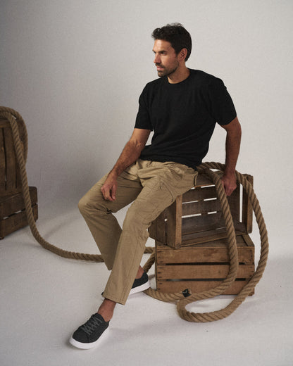Pantalones cargo hombre Algodón Comodos Ajuste Regular