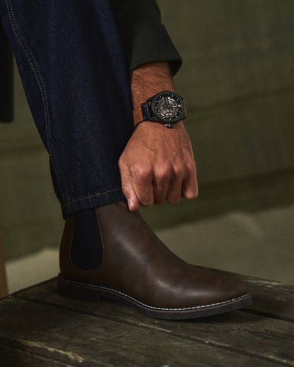 Botines Chelsea Hombre Piel Comodos Estilo Clasico