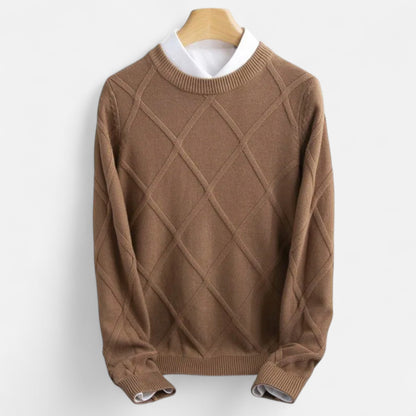 Jersey Hombre de Cachemira Punto Argyle