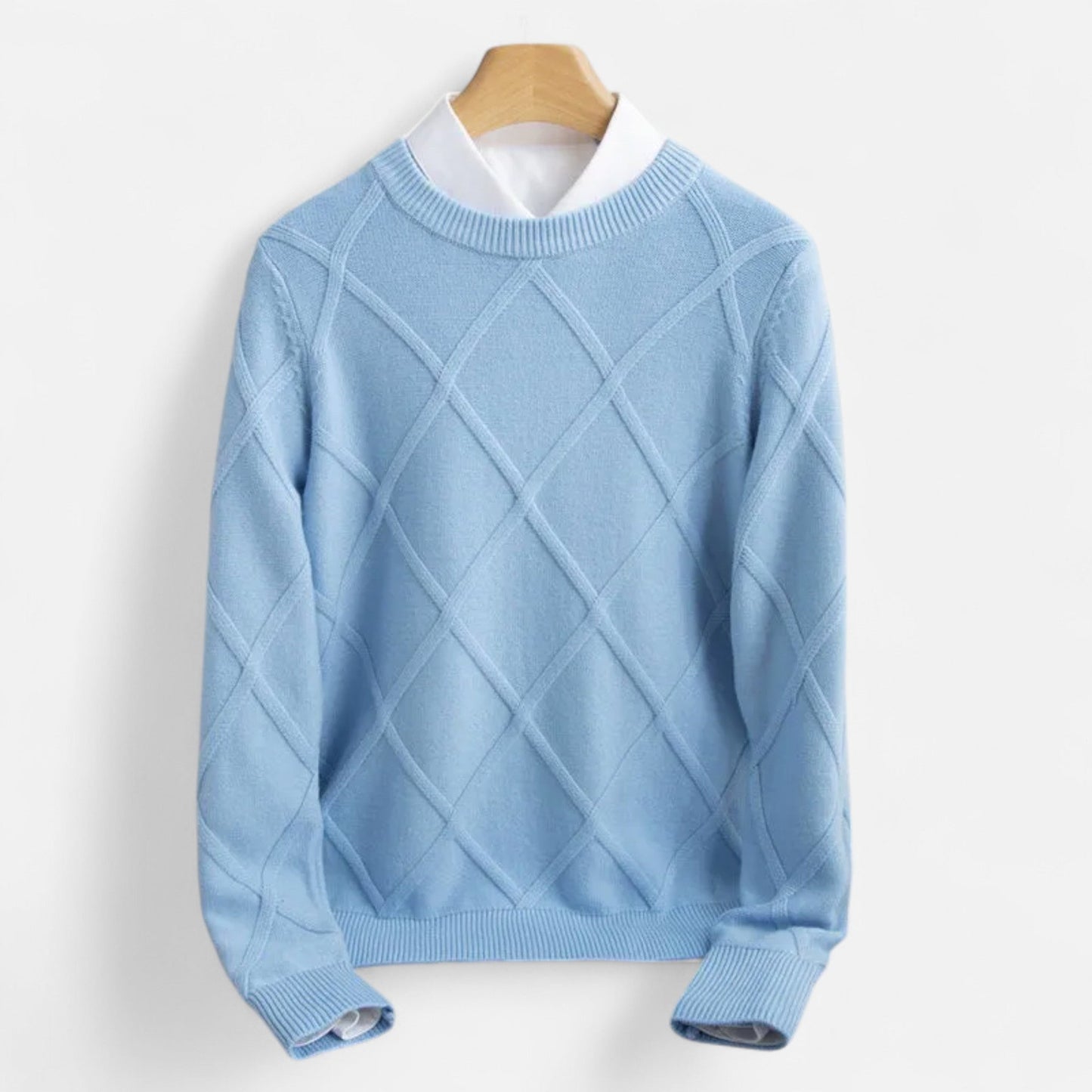 Jersey Hombre de Cachemira Punto Argyle