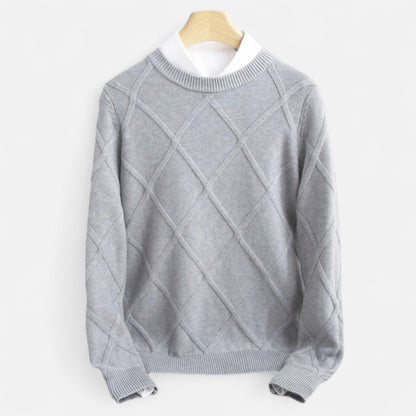 Jersey Hombre de Cachemira Punto Argyle