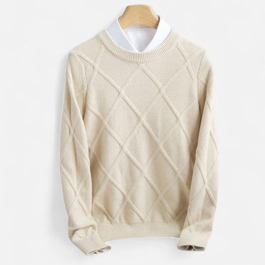 Jersey Hombre de Cachemira Punto Argyle - Mavetta
