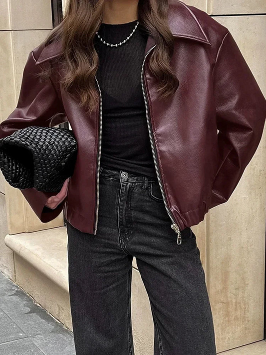 Chaqueta Mujer Clasica con Cremallera Estilo Atemporal - Mavetta