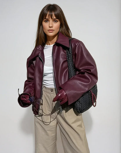 Chaqueta Mujer Clasica con Cremallera Estilo Atemporal