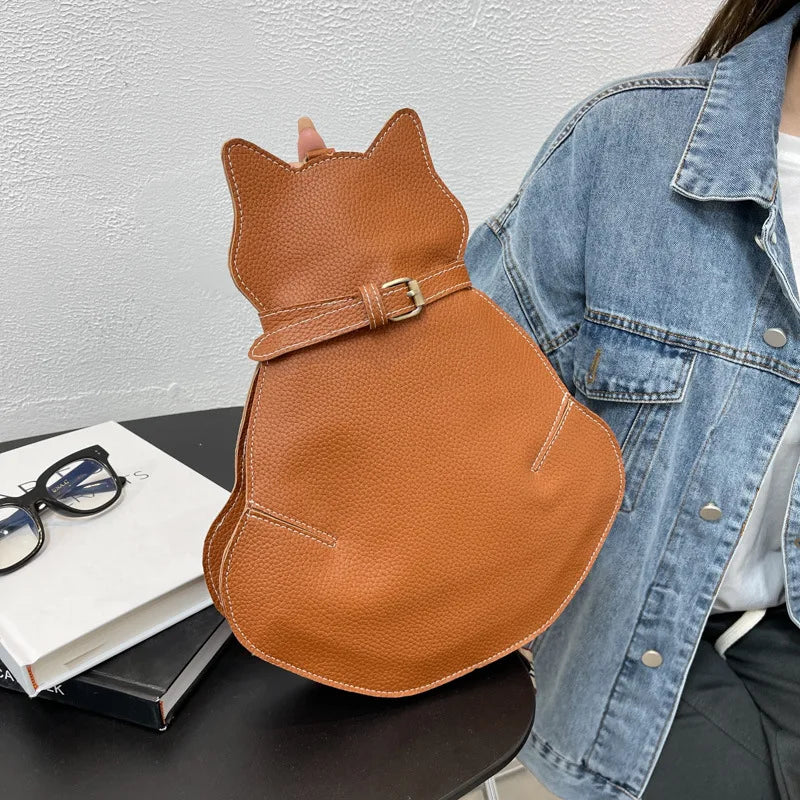 Bolso bandolera mujer con diseño gato original