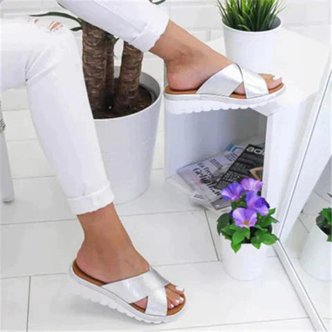 Sandalias Mujer con Tiras Cruzadas Diseño Lureza