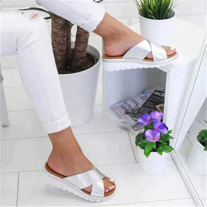Sandalias Mujer con Tiras Cruzadas Diseño Lureza