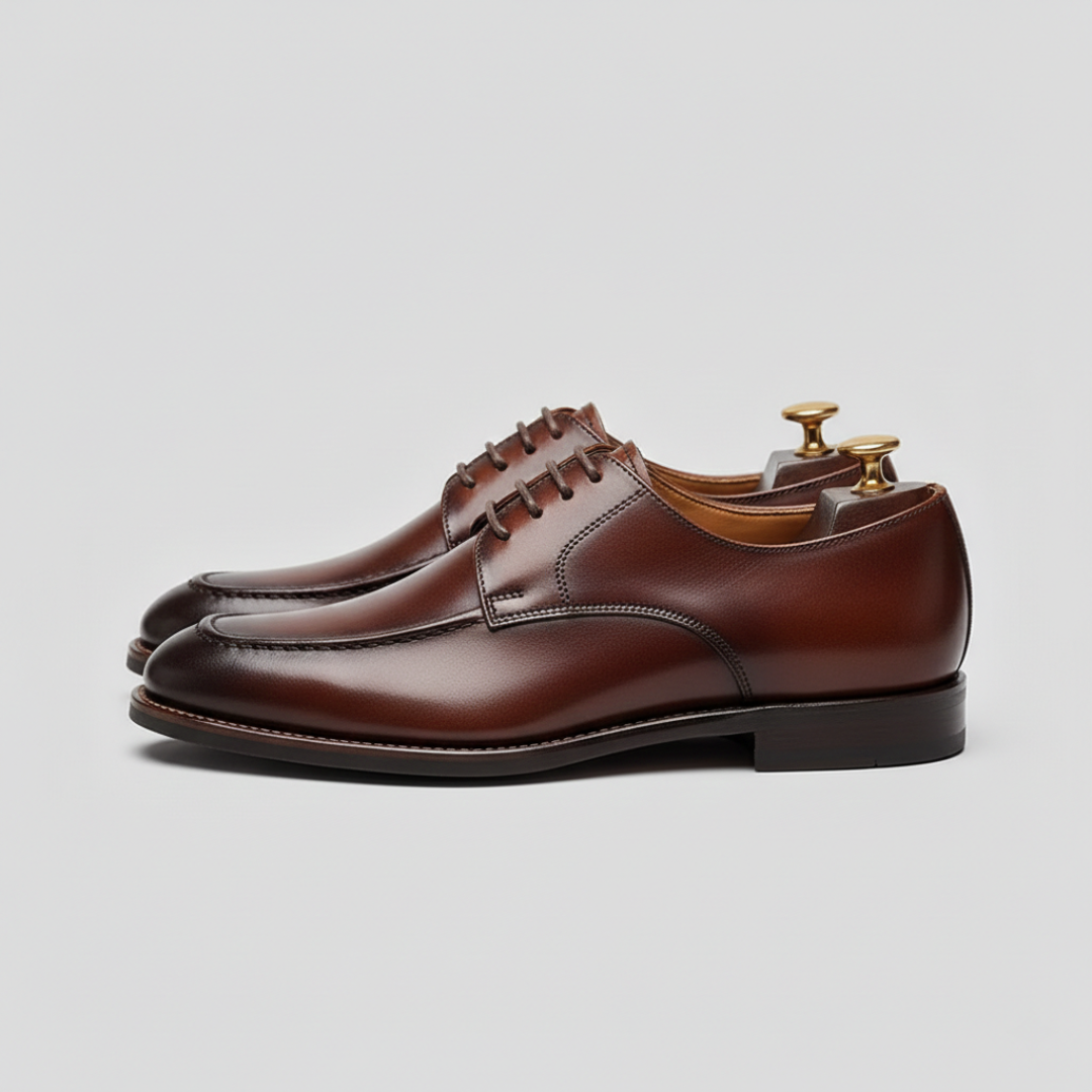 Zapatos Vestir Hombre Mocasín Antifaz Punta Redonda Suela Baja